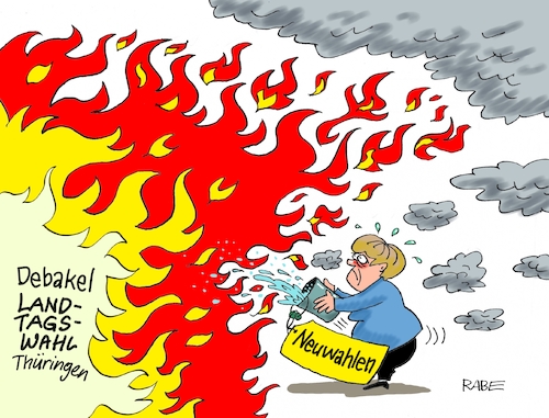 Cartoon: Neuwahlen II (medium) by RABE tagged landtagswahlen,wahlergebnisse,sachsen,brandenburg,groko,spd,cdu,rabe,ralf,böhme,cartoon,karikatur,pressezeichnung,farbcartoon,tagescartoon,arzt,doktor,csu,afd,verluste,rechte,populismus,erfurt,thüringenramelow,höcke,lindner,vertrauensfrage,merkel,neuwahlen,unfall,fdp,union,linke,mohring,kemmerich,landtagswahlen,wahlergebnisse,sachsen,brandenburg,groko,spd,cdu,rabe,ralf,böhme,cartoon,karikatur,pressezeichnung,farbcartoon,tagescartoon,arzt,doktor,csu,afd,verluste,rechte,populismus,erfurt,thüringenramelow,höcke,lindner,vertrauensfrage,merkel,neuwahlen,unfall,fdp,union,linke,mohring,kemmerich