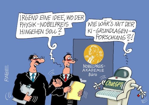 Cartoon: Nobelakademie (medium) by RABE tagged ampel,ampelregierung,rot,grün,gelb,fdp,spd,grüne,rabe,ralf,böhme,cartoon,karikatur,pressezeichnung,farbcartoon,tagescartoon,inflation,einkommen,rente,rentenpaket,bruch,streit,neuwahlen,nobel,nobelpreis,akademie,schweden,göteborg,physik,ki,roboter,chatgpt,intelligenz,ampel,ampelregierung,rot,grün,gelb,fdp,spd,grüne,rabe,ralf,böhme,cartoon,karikatur,pressezeichnung,farbcartoon,tagescartoon,inflation,einkommen,rente,rentenpaket,bruch,streit,neuwahlen,nobel,nobelpreis,akademie,schweden,göteborg,physik,ki,roboter,chatgpt,intelligenz