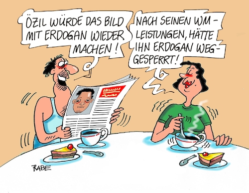 Cartoon: Özil II (medium) by RABE tagged özil,gündogan,erdogan,wahlkampf,wahlhilfe,fußballtrikot,trikottausch,rabe,ralf,böhme,cartoon,karikatur,pressezeichnung,farbcartoon,tagescartoon,schmutz,schmutzflecke,wm,wieder,nochmal,gefängnis,leistung,haft,strafverfahren,özil,gündogan,erdogan,wahlkampf,wahlhilfe,fußballtrikot,trikottausch,rabe,ralf,böhme,cartoon,karikatur,pressezeichnung,farbcartoon,tagescartoon,schmutz,schmutzflecke,wm,wieder,nochmal,gefängnis,leistung,haft,strafverfahren