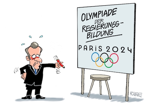 Cartoon: Olympiade (medium) by RABE tagged emmanuel,macron,frankreich,paris,präsidentschaftswahl,le,pen,rn,re,rechte,liberale,rabe,ralf,böhme,cartoon,karikatur,pressezeichnung,farbcartoon,tagescartoon,olympiade,ringe,regierungsbildung,linke,emmanuel,macron,frankreich,paris,präsidentschaftswahl,le,pen,rn,re,rechte,liberale,rabe,ralf,böhme,cartoon,karikatur,pressezeichnung,farbcartoon,tagescartoon,olympiade,ringe,regierungsbildung,linke