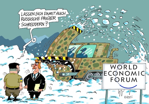 Panzerschreddern in Davos