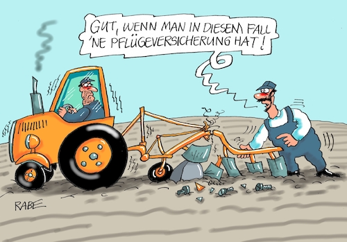 Cartoon: Pflügeversicherung (medium) by RABE tagged spahn,jens,cdu,bundesgesundheitsminister,pflegeversicherung,pflegesatz,pflegeheim,pflegenotstand,pflegepersonal,rabe,ralf,böhme,cartoon,karikatur,pressezeichnung,farbcartoon,tagescartoon,frühjahrsbestellung,feld,acker,bauern,pflug,pflugschar,traktor,furchen,pflüger,pflügeversicherung,agrarpolitik,spahn,jens,cdu,bundesgesundheitsminister,pflegeversicherung,pflegesatz,pflegeheim,pflegenotstand,pflegepersonal,rabe,ralf,böhme,cartoon,karikatur,pressezeichnung,farbcartoon,tagescartoon,frühjahrsbestellung,feld,acker,bauern,pflug,pflugschar,traktor,furchen,pflüger,pflügeversicherung,agrarpolitik