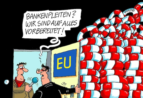 Cartoon: Rettungshilfen (medium) by RABE tagged eu,europa,euro,gelder,milliarden,orban,ungarn,rabe,ralf,böhme,cartoon,karikatur,pressezeichnung,farbcartoon,tagescartoon,hilfsgelder,bank,banken,bankenpleite,ubs,rettung,rettungsringe,schwimmringe,swiss,credit,suisse,eu,europa,euro,gelder,milliarden,orban,ungarn,rabe,ralf,böhme,cartoon,karikatur,pressezeichnung,farbcartoon,tagescartoon,hilfsgelder,bank,banken,bankenpleite,ubs,rettung,rettungsringe,schwimmringe,swiss,credit,suisse