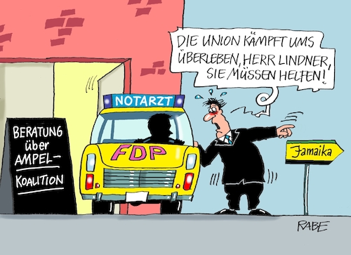 Cartoon: Rettungssani (medium) by RABE tagged bundestagswahl,wahlkampf,osten,ddr,ostbeauftragter,bundesregierung,recht,rabe,ralf,böhme,cartoon,karikatur,pressezeichnung,farbcartoon,tagescartoon,cdu,wahlplakat,laschet,lacher,lachnummer,sondierungsgespräche,sondierung,dreiergespräche,lindner,habeck,fdp,ampel,ampelkoalition,jamaika,jamaikakoalition,notarzt,notarztwagen,überleben,bundestagswahl,wahlkampf,osten,ddr,ostbeauftragter,bundesregierung,recht,rabe,ralf,böhme,cartoon,karikatur,pressezeichnung,farbcartoon,tagescartoon,cdu,wahlplakat,laschet,lacher,lachnummer,sondierungsgespräche,sondierung,dreiergespräche,lindner,habeck,fdp,ampel,ampelkoalition,jamaika,jamaikakoalition,notarzt,notarztwagen,überleben