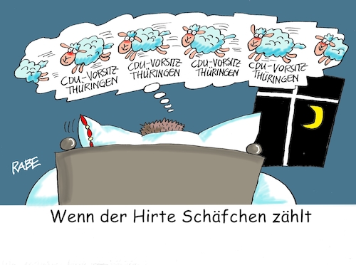 Cartoon: Schäfchenzählung (medium) by RABE tagged landtagswahl,thüringen,erfurt,ramelow,kemmerich,fdp,akk,rücktritt,höcke,minderheitsregierung,kanzleramt,domino,dominospiel,cdu,dominosteine,hirte,afd,schraubstock,unvereinbarkeitsbeschluss,christian,ostbeauftragter,parteivorsitz,kandidat,traum,schlaf,schafe,schäfchenzählen,landtagswahl,thüringen,erfurt,ramelow,kemmerich,fdp,akk,rücktritt,höcke,minderheitsregierung,kanzleramt,domino,dominospiel,cdu,dominosteine,hirte,afd,schraubstock,unvereinbarkeitsbeschluss,christian,ostbeauftragter,parteivorsitz,kandidat,traum,schlaf,schafe,schäfchenzählen