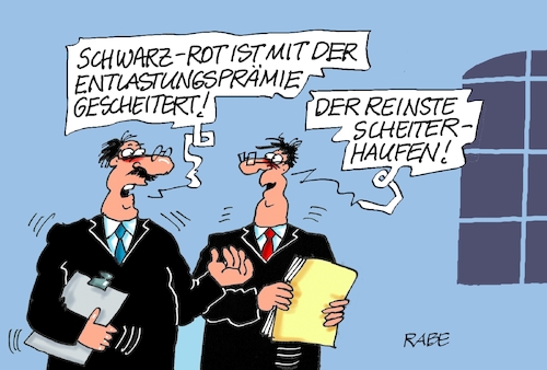 Cartoon: Scheiterhaufen (medium) by RABE tagged merz,kanzler,koalition,union,spd,klingbeil,cartoon,karikatur,pressezeichnung,farbcartoon,tagescartoon,db,bahn,frühling,frühjahr,frühjahrsputz,ice,zug,blumenkasten,blumenkästen,scheitern,scheiterhaufen,entlastung,entlastungsprämie,bundesrat,länder,entlastungsgesetz,merz,kanzler,koalition,union,spd,klingbeil,cartoon,karikatur,pressezeichnung,farbcartoon,tagescartoon,db,bahn,frühling,frühjahr,frühjahrsputz,ice,zug,blumenkasten,blumenkästen,scheitern,scheiterhaufen,entlastung,entlastungsprämie,bundesrat,länder,entlastungsgesetz