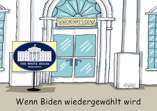 Cartoon: Seniorenheim (medium) by RABE tagged trump,usa,verfassung,miss,liberty,demokraten,republikaner,wahl,präsidentenwahl,rabe,ralf,böhme,cartoon,karikatur,pressezeichnung,farbcartoon,tagescartoon,joe,biden,wiederwahl,amtszeit,senior,seniorenheim,seniorenresidenz,altersheim,rentner,white,house,weisses,haus,washington,trump,usa,verfassung,miss,liberty,demokraten,republikaner,wahl,präsidentenwahl,rabe,ralf,böhme,cartoon,karikatur,pressezeichnung,farbcartoon,tagescartoon,joe,biden,wiederwahl,amtszeit,senior,seniorenheim,seniorenresidenz,altersheim,rentner,white,house,weisses,haus,washington