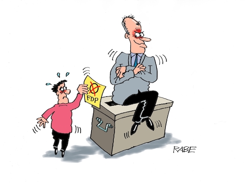 Cartoon: Sitzenbleiber (medium) by RABE tagged ampel,ampelregierung,rot,grün,gelb,fdp,spd,grüne,rabe,ralf,böhme,cartoon,karikatur,pressezeichnung,farbcartoon,tagescartoon,inflation,einkommen,rente,rentenpaket,bruch,streit,neuwahlen,merz,wahl,wähler,stimmzettel,urne,wahlurne,hindernis,wahlkampf,ampel,ampelregierung,rot,grün,gelb,fdp,spd,grüne,rabe,ralf,böhme,cartoon,karikatur,pressezeichnung,farbcartoon,tagescartoon,inflation,einkommen,rente,rentenpaket,bruch,streit,neuwahlen,merz,wahl,wähler,stimmzettel,urne,wahlurne,hindernis,wahlkampf