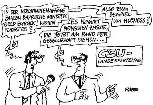 Cartoon: Sozialhilfeempfänger (medium) by RABE tagged sozialhilfe,sozialhilfeempfänger,seehofer,horst,csu,bayern,minister,ministerpräsidenten,rabe,ralf,böhme,cartoon,karikatur,pressezeichnung,uli,hoeneß,steuerbetrug,familien,verwandte,verwandtenaffäre,amigoaffäre,arbeitsplätze,landesparteitag,geld,rückzahlung,wohltätigkeit,sozialhilfe,sozialhilfeempfänger,seehofer,horst,csu,bayern,minister,ministerpräsidenten,rabe,ralf,böhme,cartoon,karikatur,pressezeichnung,uli,hoeneß,steuerbetrug,familien,verwandte,verwandtenaffäre,amigoaffäre,arbeitsplätze,landesparteitag,geld,rückzahlung,wohltätigkeit