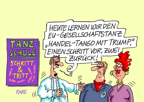 Cartoon: Tango mit Trump (medium) by RABE tagged trump,kanada,gipfel,gipfeltreffen,staatschefs,rabe,ralf,böhme,cartoon,karikatur,pressezeichnung,farbcartoon,tagescartoon,gespenst,geist,angst,donald,usa,nato,natoaustritt,schild,eu,europa,ursula,von,der,leyen,deal,handel,strfzölle,tango,tanzschule,tanzlehrer,kultur,musik,trump,kanada,gipfel,gipfeltreffen,staatschefs,rabe,ralf,böhme,cartoon,karikatur,pressezeichnung,farbcartoon,tagescartoon,gespenst,geist,angst,donald,usa,nato,natoaustritt,schild,eu,europa,ursula,von,der,leyen,deal,handel,strfzölle,tango,tanzschule,tanzlehrer,kultur,musik