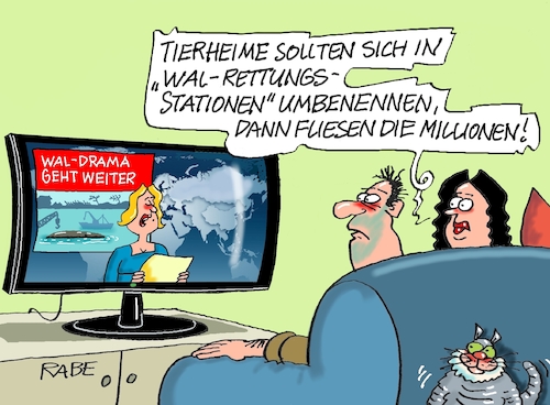 Cartoon: Tierheimschließung (medium) by RABE tagged merz,kanzler,koalition,union,spd,klingbeil,cartoon,karikatur,pressezeichnung,farbcartoon,tagescartoon,db,bahn,frühling,frühjahr,frühjahrsputz,ice,zug,blumenkasten,blumenkästen,wal,timmy,walrettung,ostsee,nordsee,millonen,rettungsversuch,tierheim,energiekosten,kostensteigerung,pleite,schließung,bankrott,merz,kanzler,koalition,union,spd,klingbeil,cartoon,karikatur,pressezeichnung,farbcartoon,tagescartoon,db,bahn,frühling,frühjahr,frühjahrsputz,ice,zug,blumenkasten,blumenkästen,wal,timmy,walrettung,ostsee,nordsee,millonen,rettungsversuch,tierheim,energiekosten,kostensteigerung,pleite,schließung,bankrott