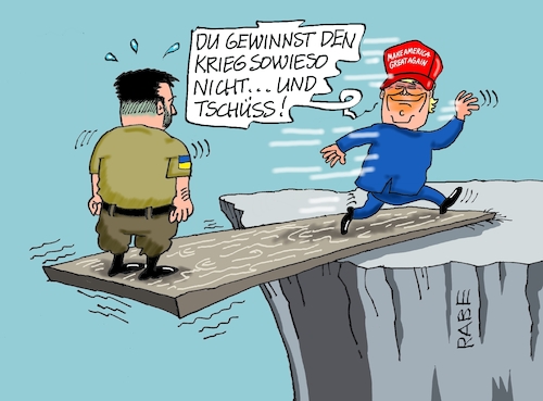 Cartoon: Trump wendet (medium) by RABE tagged trump,kanada,gipfel,gipfeltreffen,staatschefs,rabe,ralf,böhme,cartoon,karikatur,pressezeichnung,farbcartoon,tagescartoon,gespenst,geist,angst,donald,usa,nato,natoaustritt,schild,brett,schlucht,selenskyj,krieg,ukraine,wende,niederlage,trump,kanada,gipfel,gipfeltreffen,staatschefs,rabe,ralf,böhme,cartoon,karikatur,pressezeichnung,farbcartoon,tagescartoon,gespenst,geist,angst,donald,usa,nato,natoaustritt,schild,brett,schlucht,selenskyj,krieg,ukraine,wende,niederlage