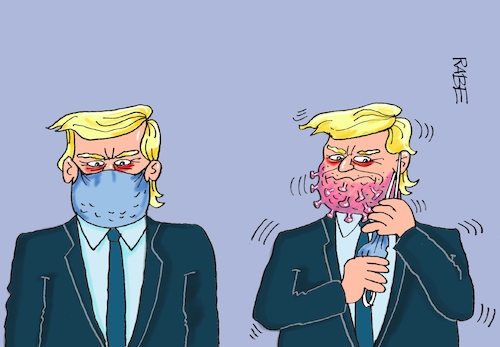 Cartoon: Under my Skin (medium) by RABE tagged trump,usa,president,bolton,literatur,bücher,rabe,ralf,böhme,cartoon,karikatur,pressezeichnung,farbcartoon,tagescartoon,corona,biden,harris,wahlkampf,rededuell,militärkrankenhausmaske,maskenpflicht,entlassung,genesung,white,house,ovaloffice,kinn,haut,ansteckung,leibarzt,krankenhausaufenthalt,schutzmaske,twitter,trump,usa,president,bolton,literatur,bücher,rabe,ralf,böhme,cartoon,karikatur,pressezeichnung,farbcartoon,tagescartoon,corona,biden,harris,wahlkampf,rededuell,militärkrankenhausmaske,maskenpflicht,entlassung,genesung,white,house,ovaloffice,kinn,haut,ansteckung,leibarzt,krankenhausaufenthalt,schutzmaske,twitter