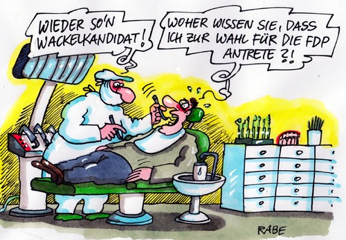 Cartoon: Wackelkandidat (medium) by RABE tagged wackelkandidat,kandidat,wahl,bundestagswahl,fdp,liberale,koalition,bundesregierung,rabe,ralf,böhme,cartoon,karikatur,spitzenkandidat,rösler,wahlsonntag,zahn,zähne,zahnarzt,bohrer,zahnfleisch,karies,plombe,füllunf,zahnarztstuhl,gebiss,wackelkandidat,kandidat,wahl,bundestagswahl,fdp,liberale,koalition,bundesregierung,rabe,ralf,böhme,cartoon,karikatur,spitzenkandidat,rösler,wahlsonntag,zahn,zähne,zahnarzt,bohrer,zahnfleisch,karies,plombe,füllunf,zahnarztstuhl,gebiss