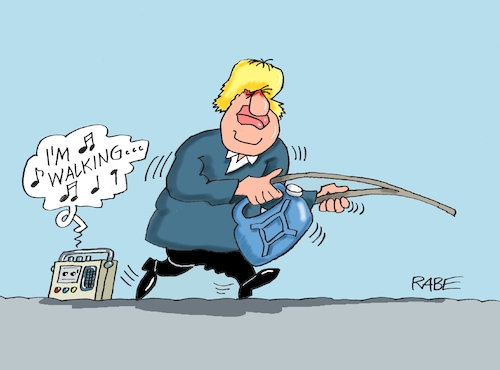 Cartoon: Wünschelrutenbrexit (medium) by RABE tagged brexit,boris,johnson,premierminister,london,rabe,ralf,böhme,cartoon,karikatur,pressezeichnung,farbcartoon,tagescartoon,england,queen,lkw,fahrer,benzin,kraftstoff,benzinknappoheit,tankstelle,benzinkanister,aral,werbespot,wünschelrute,walking,radio,brexit,boris,johnson,premierminister,london,rabe,ralf,böhme,cartoon,karikatur,pressezeichnung,farbcartoon,tagescartoon,england,queen,lkw,fahrer,benzin,kraftstoff,benzinknappoheit,tankstelle,benzinkanister,aral,werbespot,wünschelrute,walking,radio