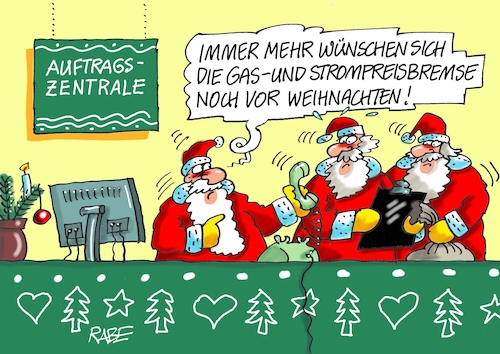 Cartoon: Wunschzettel (medium) by RABE tagged gas,gassparen,gasnotstand,gasgeben,sanktionen,gasspeicher,gasheizung,rabe,ralf,böhme,cartoon,karikatur,pressezeichnung,farbcartoon,tagescartoon,robert,habeck,putin,ukrainekrieg,wumms,doppelwumms,gaspreisbremse,strompreisbremse,januar,spät,union,merz,kritik,weihnachten,weihnachtsmann,weihnachtsmänner,auftragszentrale,wünsche,wunschzettel,gas,gassparen,gasnotstand,gasgeben,sanktionen,gasspeicher,gasheizung,rabe,ralf,böhme,cartoon,karikatur,pressezeichnung,farbcartoon,tagescartoon,robert,habeck,putin,ukrainekrieg,wumms,doppelwumms,gaspreisbremse,strompreisbremse,januar,spät,union,merz,kritik,weihnachten,weihnachtsmann,weihnachtsmänner,auftragszentrale,wünsche,wunschzettel