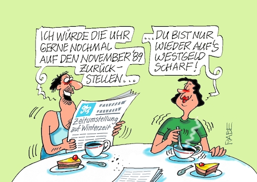 Cartoon: Zeitumstellung (medium) by RABE tagged ampel,ampelregierung,rot,grün,gelb,fdp,spd,grüne,rabe,ralf,böhme,cartoon,karikatur,pressezeichnung,farbcartoon,tagescartoon,inflation,einkommen,rente,rentenpaket,bruch,streit,neuwahlen,wende,mauerfall,westgeld,wendeherbst,devisenumtausch,zeitumstellung,sommerzeit,winterzeit,zeitenwende,uhr,ampel,ampelregierung,rot,grün,gelb,fdp,spd,grüne,rabe,ralf,böhme,cartoon,karikatur,pressezeichnung,farbcartoon,tagescartoon,inflation,einkommen,rente,rentenpaket,bruch,streit,neuwahlen,wende,mauerfall,westgeld,wendeherbst,devisenumtausch,zeitumstellung,sommerzeit,winterzeit,zeitenwende,uhr