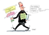 Cartoon: Angeheftet (small) by RABE tagged merz,groko,spd,union,posten,postenvergabe,rabe,ralf,böhme,cartoon,karikatur,pressezeichnung,farbcartoon,tagescartoon,schaufenster,deko,umbau,laden,ladenhüter,regierungsbildung,wahldebakel,kanzlerwahl,wahlgang,blumen,niederlage