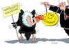 Cartoon: Auf Kurs (small) by RABE tagged merz,groko,spd,union,posten,postenvergabe,rabe,ralf,böhme,cartoon,karikatur,pressezeichnung,farbcartoon,tagescartoon,schaufenster,deko,umbau,laden,ladenhüter,regierungsbildung,klingbeil,finanzminister,steuerschätzung,wirtschaftswachstum,klimakurs,auszeichnung,medaille,geier,pleitegeier