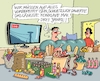 Cartoon: Dauerkonklave (small) by RABE tagged merz,groko,spd,union,posten,postenvergabe,rabe,ralf,böhme,cartoon,karikatur,pressezeichnung,farbcartoon,tagescartoon,schaufenster,deko,umbau,laden,ladenhüter,regierungsbildung,konklave,papst,papstwahl,abstimmung,rom,vatikan,petersdom,kapelle,schornstein,rauch,qualm,tv,nachrichten,lebensmittel,nahrungsmittel,kirche,kardinal,kardinäle,katholiken
