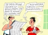 Cartoon: Eierei (small) by RABE tagged merz,kanzler,koalition,union,spd,klingbeil,cartoon,karikatur,pressezeichnung,farbcartoon,tagescartoon,db,bahn,frühling,frühjahr,frühjahrsputz,ice,zug,blumenkasten,blumenkästen,esc,songcontest,reform,pflege,pflegereform,stufe,eierei,rumgeeiere,pflegegrad