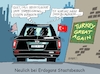 Cartoon: Erdogan bei Trump (small) by RABE tagged erdogan,akp,istanbul,bürgermeisterwahl,damoklesschwert,sultan,rabe,ralf,böhme,cartoon,karikatur,pressezeichnung,farbcartoon,tagescartoon,neuwahl,rennen,chp,imamoglu,yildirim,glühbirne,glühfaden,staatsbesuch,usa,donald,trump,washington,kurden,is,nato,syrien,thanksgiving,turkey,truthahn,essen