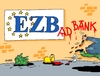 Cartoon: EZB (small) by RABE tagged ezb,europäische,zentralbank,bänker,zinsen,leitzinsen,anleger,banken,bad,bank,börse,kredite,rabe,ralf,böhme,cartoon,karikatur,pressezeichnung,farbcartoon,tagescartoon,farbe,pinsel,eimer,hauswand,euro,spekulanten,ramsch