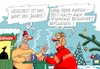 Cartoon: Heißzeit (small) by RABE tagged weihnachten,weihnachtsmann,schlitten,rentiere,kanzlerin,merkel,rabe,ralf,böhme,cartoon,karikatur,pressezeichnung,farbcartoon,tagescartoon,heiß,hitze,heißzeit,wort,des,jahres,heißgetränke,weihnachtsmarkt,glühwein,grog,punsch