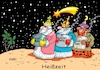 Cartoon: Heißzeit II (small) by RABE tagged weihnachten,weihnachtsmann,schlitten,rentiere,kanzlerin,merkel,rabe,ralf,böhme,cartoon,karikatur,pressezeichnung,farbcartoon,tagescartoon,weihnachtsmarkt,glühwein,grog,punsch,heilige,drei,könige,jesuskind,bethlehem,stern,hitze