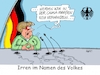 Cartoon: Irrläufer (small) by RABE tagged maassen,merkel,seehofer,nahles,groko,irrung,causa,neubewertung,verfassungschutz