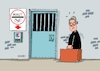 Cartoon: Knast für Scheuer (small) by RABE tagged merz,kanzler,koalition,union,spd,klingbeil,cartoon,karikatur,pressezeichnung,farbcartoon,tagescartoon,db,bahn,frühling,frühjahr,frühjahrsputz,ice,zug,blumenkasten,blumenkästen,esc,songcontest,scheuer,andi,verkehrsminister,lüge,csu,maut,mautdebakel,millionen,bestrafung,untersuchungsausschuss,gefängnis,knast,verhandlung,gericht
