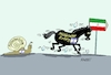 Cartoon: Neues aus der Tierwelt (small) by RABE tagged israel,netanjahu,mullah,iran,chamenei,hamas,gaza,trump,usa,cartoon,karikatur,rabe,ralf,böhme,pressezeichnung,farbcartoon,tagescartoon,pferd,schnecke,raketen,bomben,zentrifugen,atomwaffen,teheran,atomprogramm