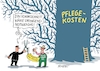 Cartoon: Pflegekostenwucher (small) by RABE tagged merz,union,kanzler,fritze,koalition,spd,klingbeil,bundesregierung,rabe,ralf,böhme,cartoon,karikatur,pressezeichnung,farbcartoon,tagescartoon,trump,putin,krisen,tv,nachrichten,pflege,pflegekosten,bund,länder,ag,pflegereform,finanzierung,zukunftspakt,stabilisierung,gärtner,baumschnitt,formschnitt,baumschere,baum,wucher