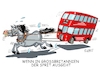 Cartoon: Swinging London (small) by RABE tagged boris,johnson,großbritannien,london,eu,brexit,austritt,engpass,lkw,fahrer,sprit,benzin,queen,rabe,ralf,böhme,cartoon,karikatur,pressezeichnung,farbcartoon,tagescartoon,bus,doppeldecker,doppeldeckerbus,doppelstockbus,pferd,pferdegespann,benzinknappheit,premierminister