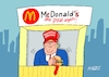 Cartoon: Trumpburger (small) by RABE tagged donald,trump,kamala,harris,präsidentschaftswahl,usa,wahlkampf,joe,biden,rabe,ralf,böhme,cartoon,karikatur,pressezeichnung,farbcartoon,tagescartoon,mc,donalds,burger