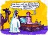 Cartoon: Wasserbett (small) by RABE tagged sex,bett,scheich,wüste,kamel,busen,frau,nackt,wasserbett,erotik,sand,bettgestell,beischlaf,wüstenschiff