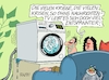 Cartoon: Weichspülprogramm (small) by RABE tagged merz,union,kanzler,fritze,koalition,spd,klingbeil,bundesregierung,rabe,ralf,böhme,cartoon,karikatur,pressezeichnung,farbcartoon,tagescartoon,trump,putin,krisen,tv,nachrichten,waschmaschine