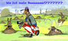 Cartoon: Erdlöcher grabende Tiere (small) by ghilbig tagged golf,golfplatz,platzregeln,hasen,erdlöcher,maulwürfe
