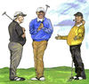 Cartoon: Oldy Aufstand beim Golf (small) by ghilbig tagged sport,golf,darren,clarke,thomas,björn,miguel,angel,jimenez