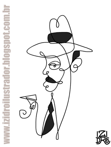 Cartoon: Santos Dumont (medium) by izidro tagged santos,dumont
