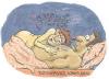 Cartoon: Brusthaar (small) by mele tagged romantik,bett,brustbehaarung,sex,