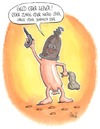 Cartoon: Raubwurst (small) by mele tagged wurst,bankräuber,räuber,zutaten