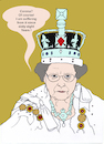 Cartoon: Corona der Queen (small) by menschenskindergarten tagged corona,queen,united,kingdom,disease,virus
