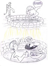 Cartoon: Koalitionsverhandlungen (small) by menschenskindergarten tagged koalitionsverhandlungen,abstimmung,groko,spd,cdu,csu,angela,merkel,martin,schulz,seehofer,kevin,kühnert