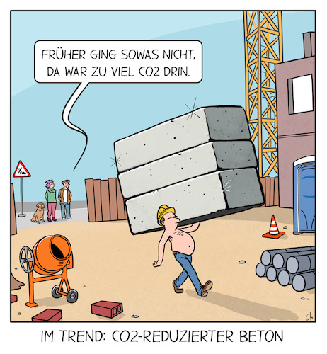 CO2-reduzierter Beton