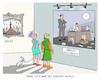 Cartoon: Arbeit (small) by Cloud Science tagged arbeitswelt,zukunft,business,wandel,change,büro,chef,management,führung,office,museum,veränderung,home,digitalisierung,digital,corona,covid,pandemie