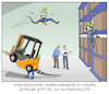 Cartoon: Exoskelett (small) by Cloud Science tagged exoskelett,exoskelette,industrie,stärke,gecko,logistik,lager,heben,produktivität,bionik,mechanik,tech,technologie,innovation,arbeitsplatz,zukunft