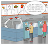 Cartoon: Roboter Burger (small) by Cloud Science tagged roboter,automatisierung,ki,künstliche,intelligenz,digitalisierung,zukunft,innovation,fast,food,flippy,ai,technik,technologie,braten,tech