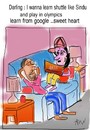 Cartoon: wife and hus conversation (small) by anupama tagged wife,and,husband,conversaion