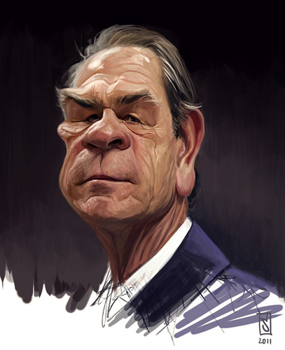 Cartoon: Tommy Lee Jones 2 (medium) by sting-one tagged tommy,lee